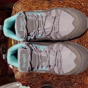 Prope't Tennis Shoes, 10.5 M, Grey/Mint